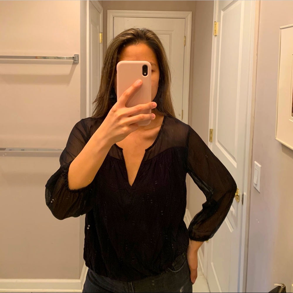Soft Joie Black Blouse